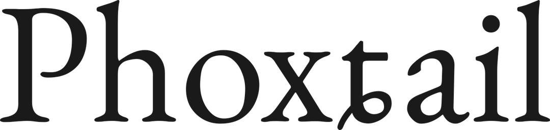Phoxtail Logo Name light